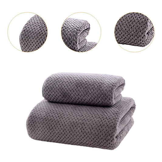 3 Toallas Baño Microfibra Alta Calidad Secado Rápido Norplat