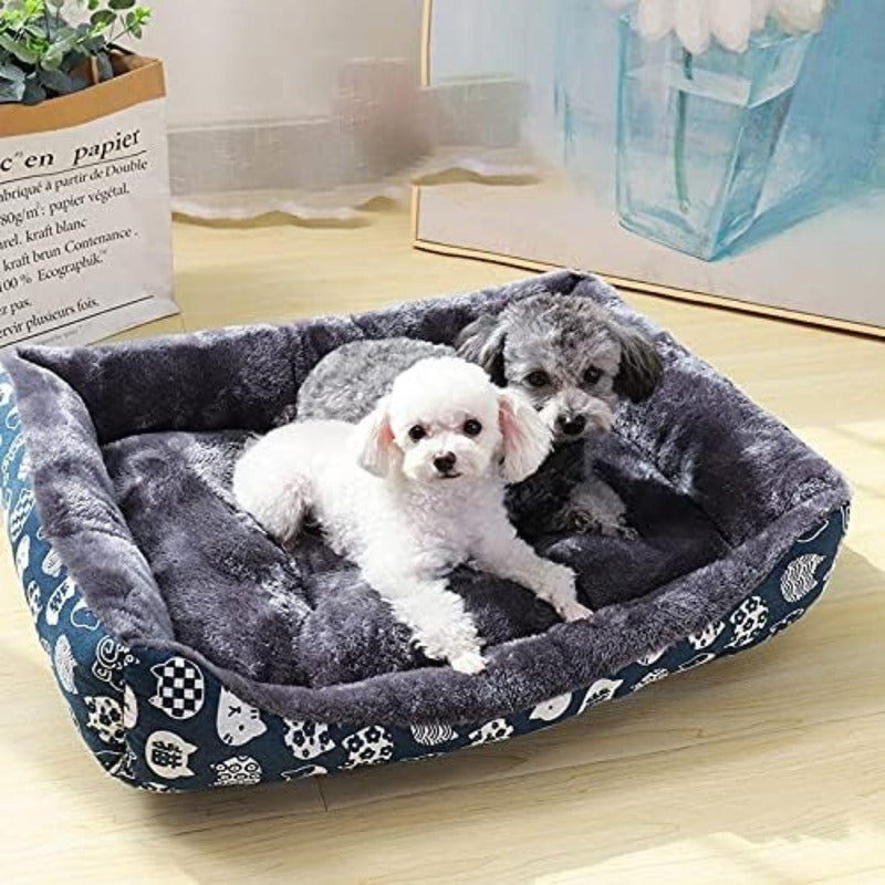 Cama Mascota Ultrasuave Gato Perro Xxl Hasta 50kg - Wuf