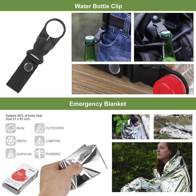 Kit Herramientas De Supervivencia Camping Pesca Trekking