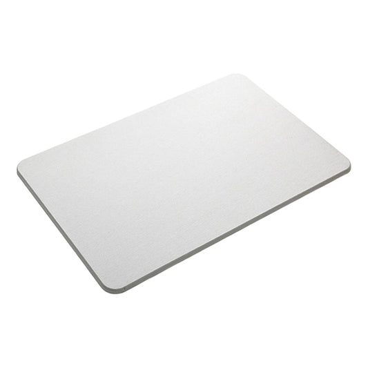 Alfombra Piso Baño Diatomita Secado Ultra Rápido - Norplat Gris Claro Lisa