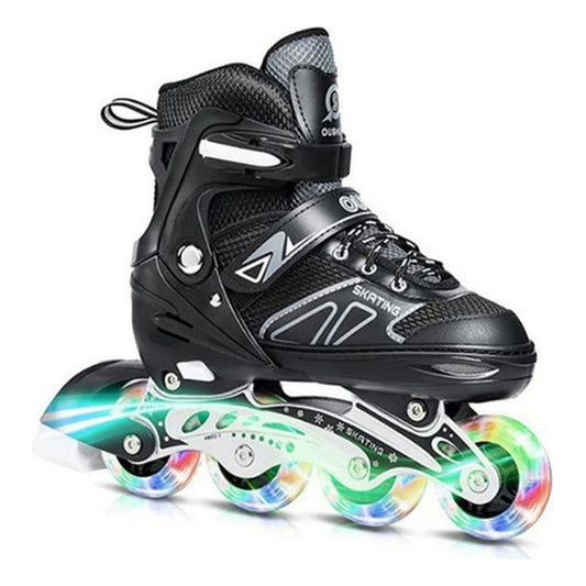 Patines En Linea Rollers Adolescentes Adultos Ajustable