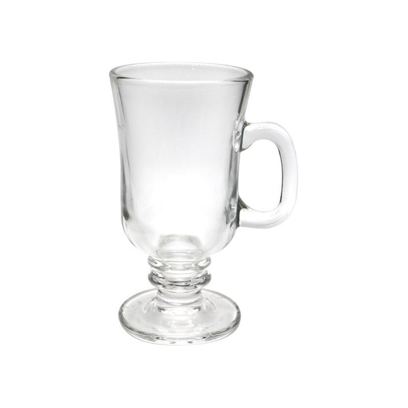Set 6 Tazas Para Capuchino Café Té Vidrio 250ml Cappuccino