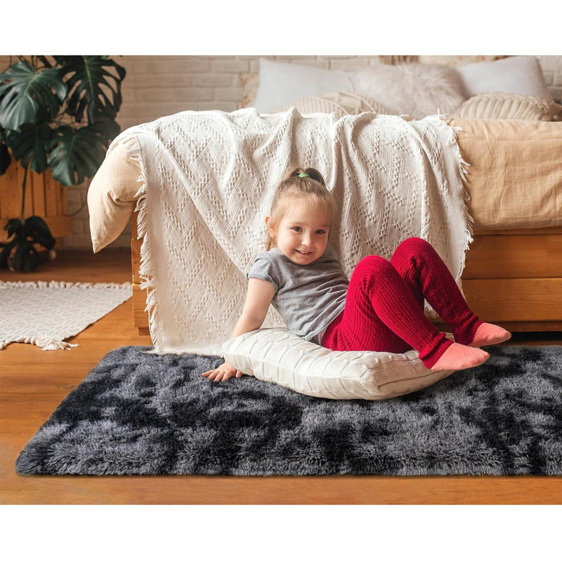 Alfombra Bajada De Cama Peluda 160x60cm 3cm Suave - Norplat