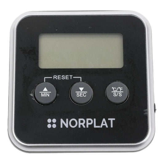 Termómetro Timer Digital Carne Cocina Parrilla Horno Norplat