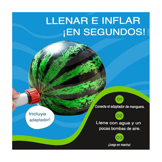 Pelota Sandía De Agua Única Para Nadar Y Botar - Norplat