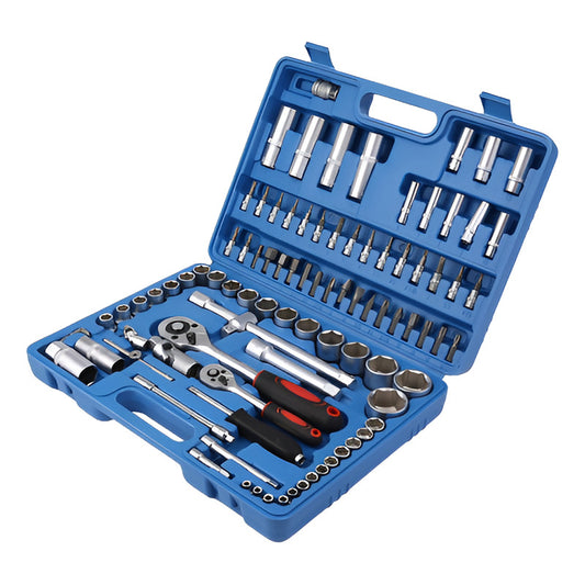 Caja Herramientas Dados Llaves 94 Piezas Acero Crv - Norplat