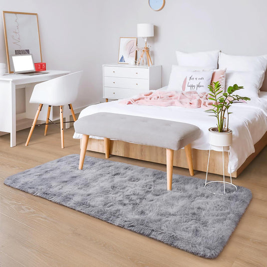 Alfombra Bajada De Cama Peluda 160x60cm 3cm Suave - Norplat