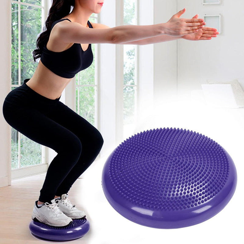 Disco De Balance Y Equilibrio Mini Bosu Erizo Yoga - Norplat