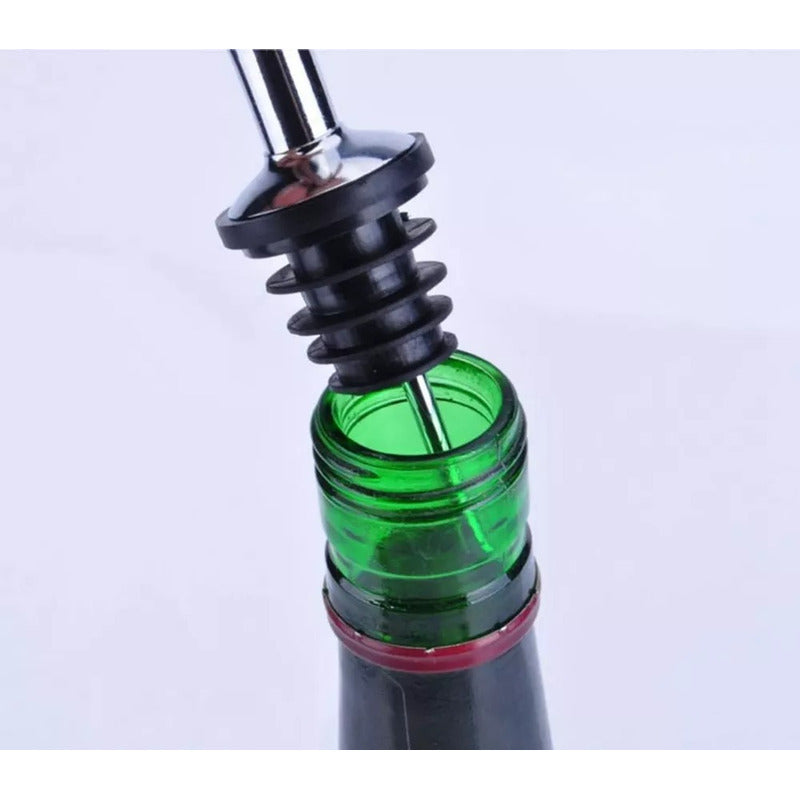 Set De 5 Picos Botella Bar Dispensador Vertedor Acero Pour