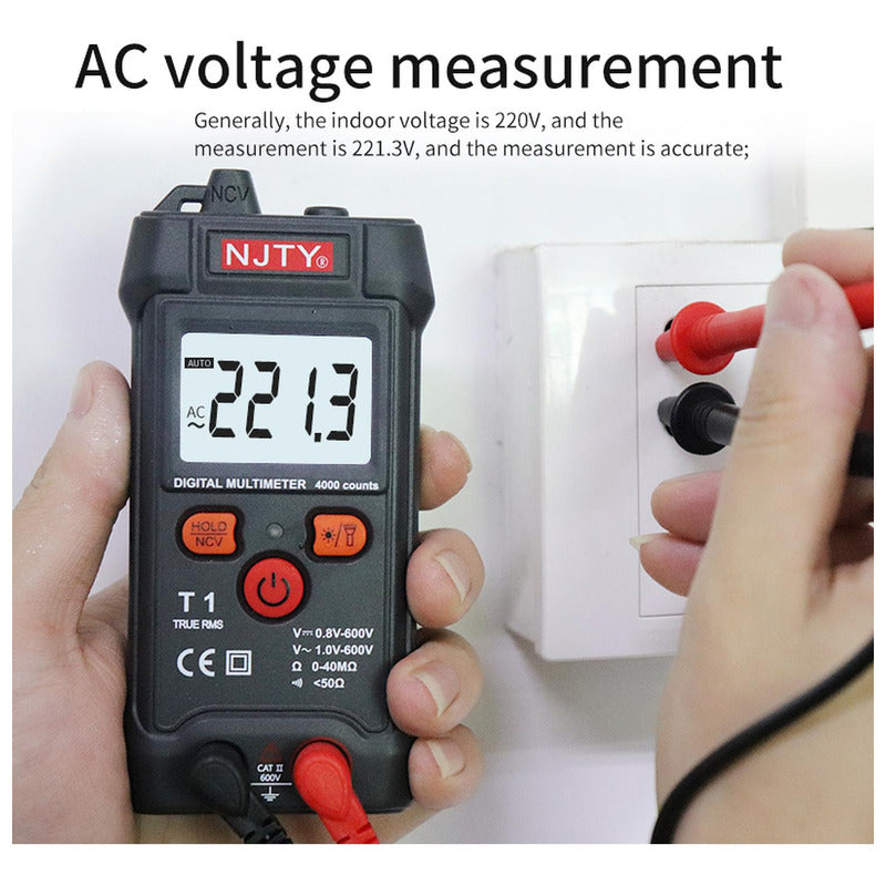 Tester Multimetro Digital Amperaje Voltaje Ohms 600v Norplat