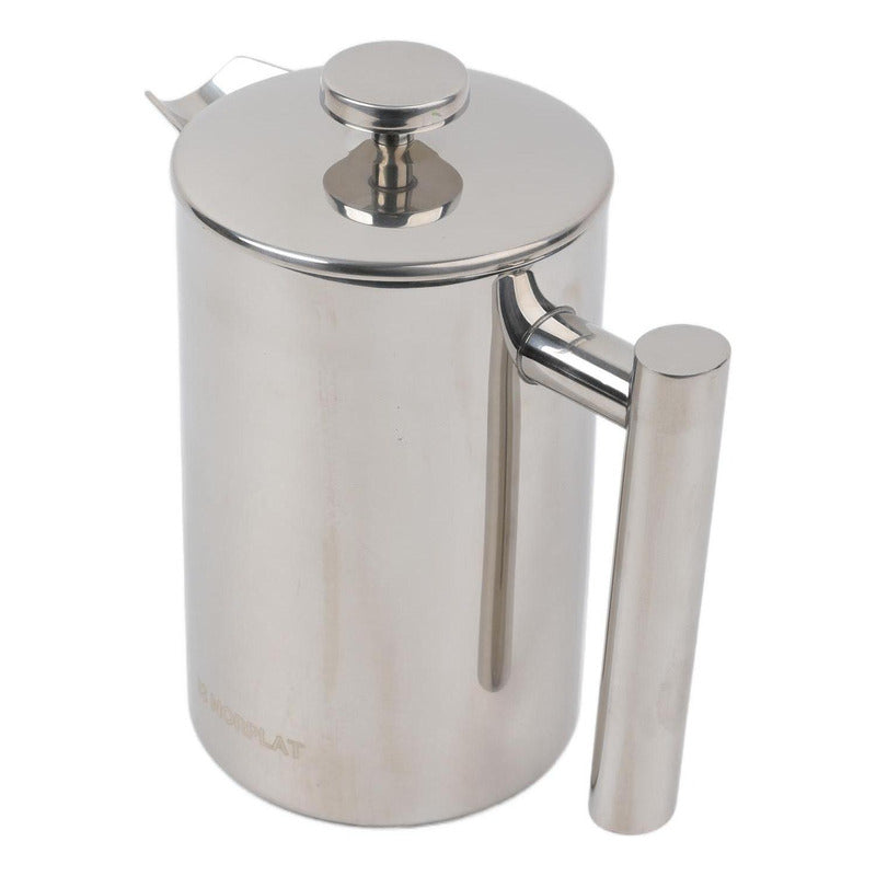 Cafetera Manual Prensa Francesa Acero Cafe 800ml - Norplat