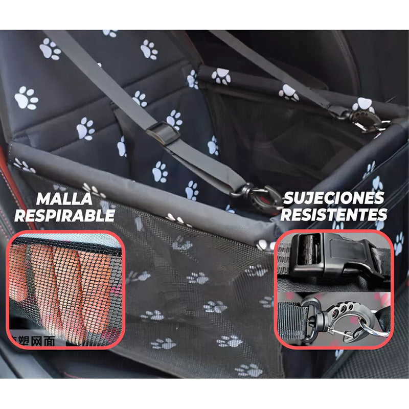 Norplat Asiento Auto Mascota Reforzado Plegable Seguridad