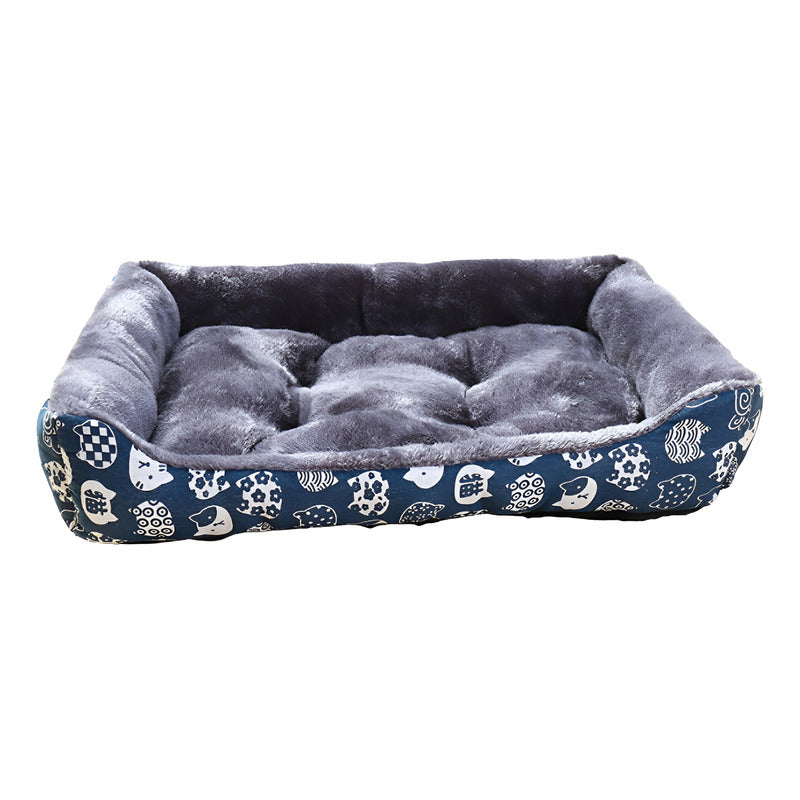 Cama Mascota Ultrasuave Gato Perro L Hasta 15kg - Wuf