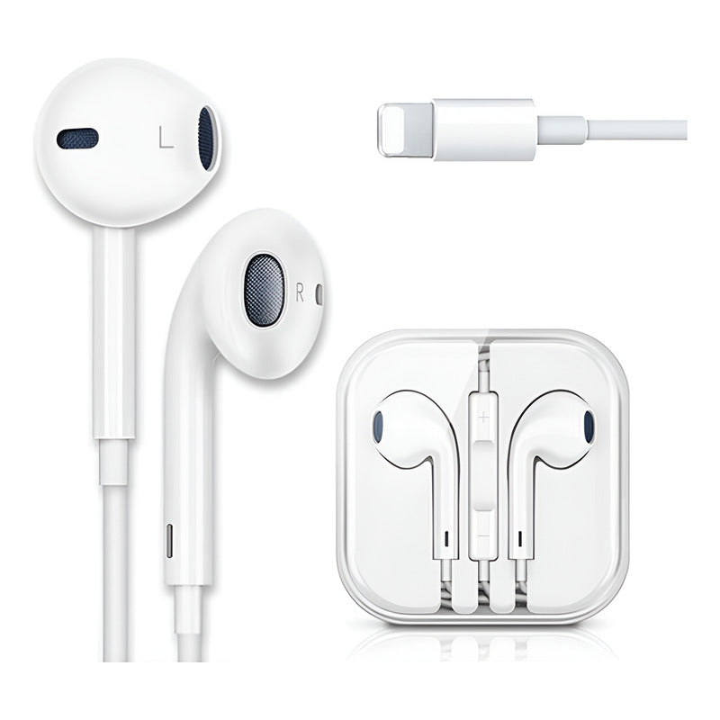 Audifonos Manos Libres Norplat Compatible Con iPhone 7 Al 14