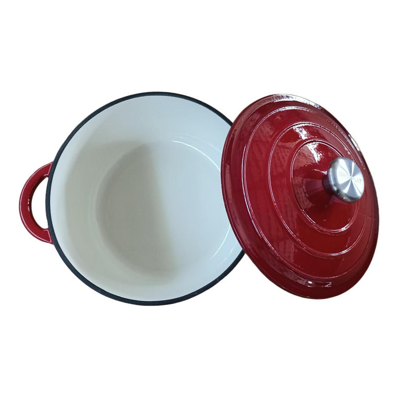 Olla De Hierro Fundido Esmaltada 24 Cm 3.5 Lts - Norplat