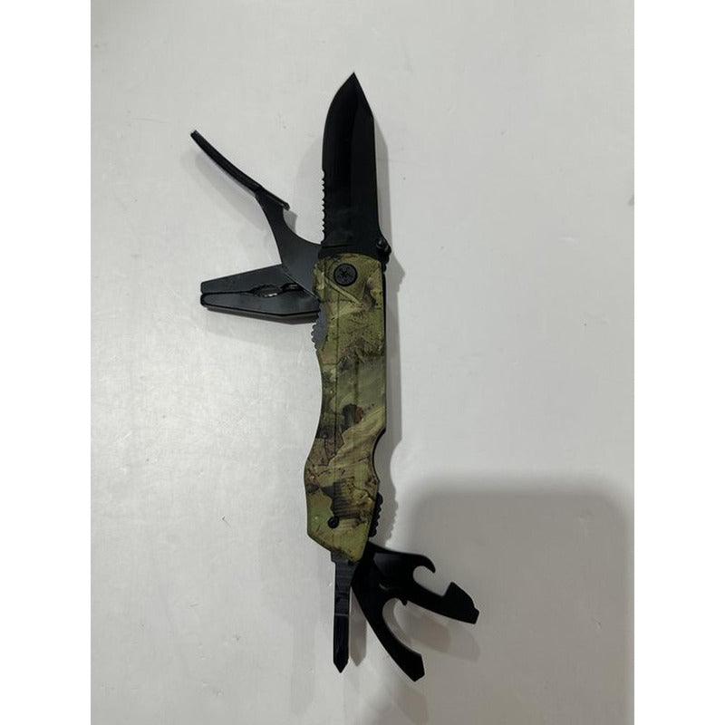 Cuchillo Tactico Navaja Multiherramienta Norplat Caza 20en1