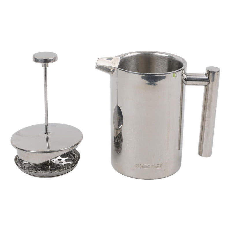 Cafetera Manual Prensa Francesa Acero Cafe 800ml - Norplat