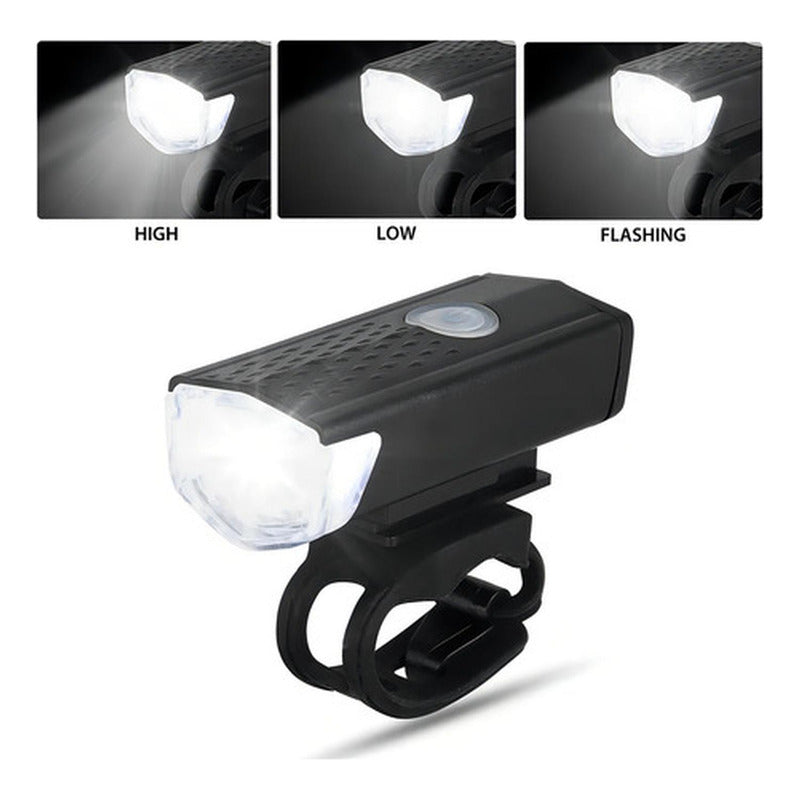 Pack 2 Luces Led Bicicleta Usb Trasera Y Delantera - Norplat
