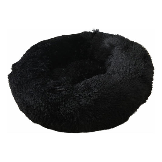 Cama Mascota Perro Grande Antiestres 110cm Talla Xxl Norplat Negro Liso