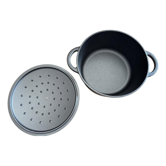 Olla De Hierro Fundido 24 Cm 3.5 Lts - Va Al Horno - Norplat