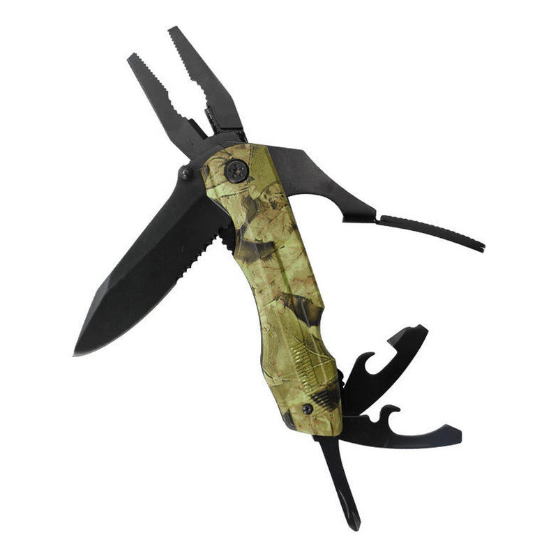 Cuchillo Tactico Navaja Multiherramienta Norplat Caza 20en1