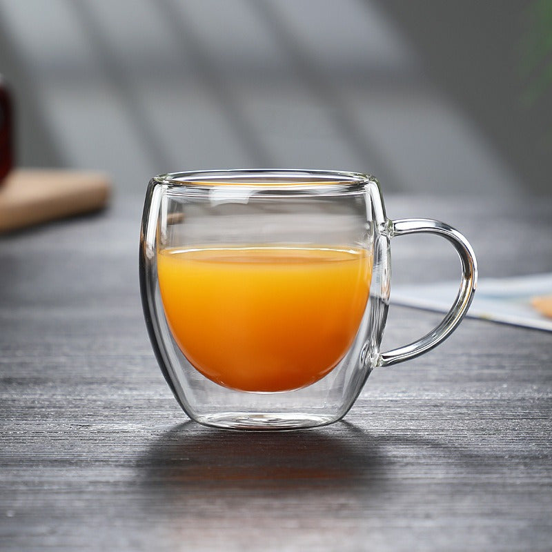 Taza Cafe Espresso Doble Pared 80ml Frio Caliente - Cukin