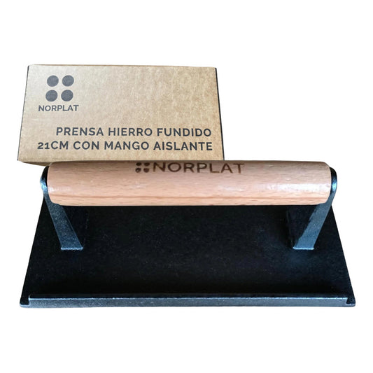 Prensa Para Hamburguesa Smash Burguer Hierro Fundido Norplat