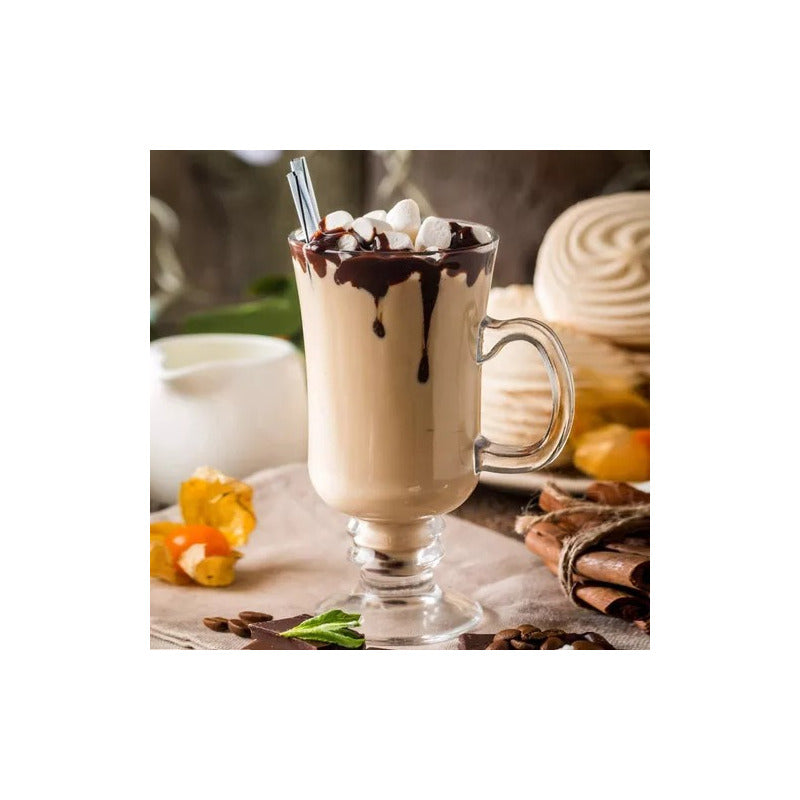 Set 6 Tazas Para Capuchino Café Té Vidrio 250ml Cappuccino