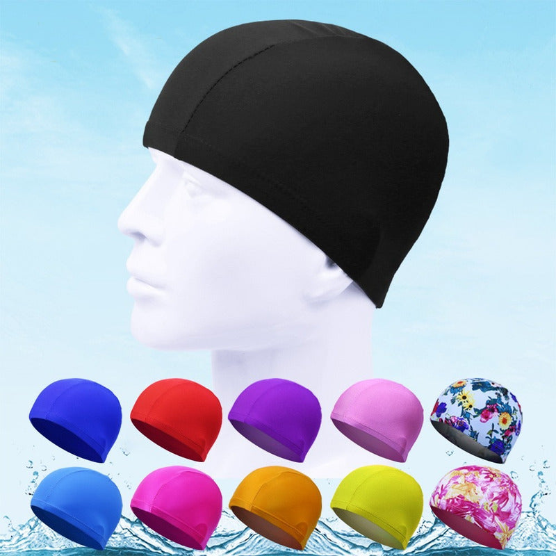 Gorro Natación Unisex Naylon Poliester Piscina Adulto Niño
