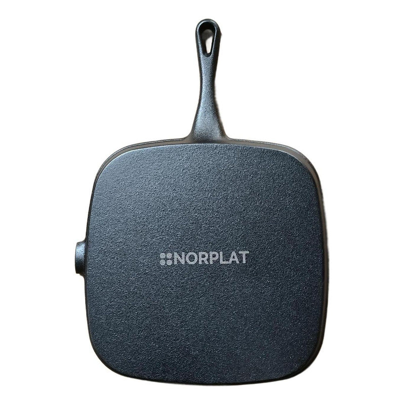Sartén Bifera Churrasquera Grill Hierro Fundido 24cm Norplat