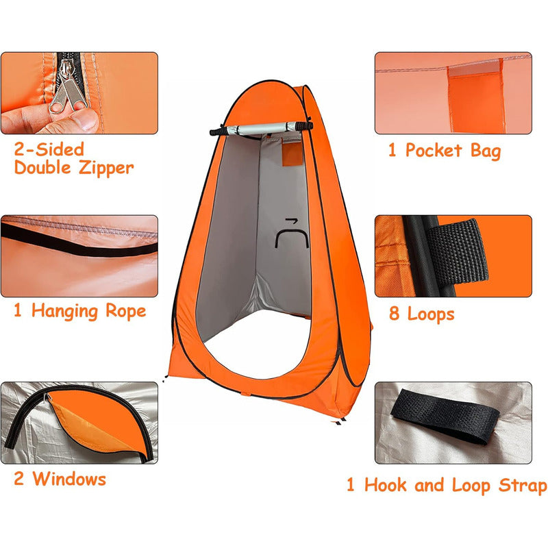 Norplat Carpa Vestidor Portatil Camping Ventana Ducha Baño