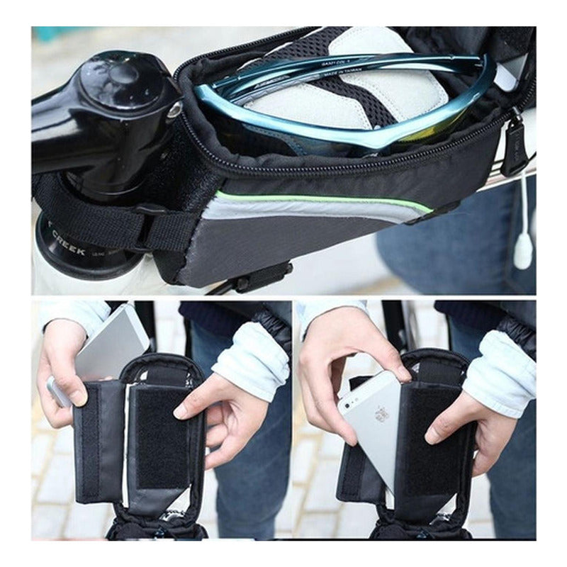 Alforja Bolso Delantero Bicicleta Porta Celular Gps Norplat