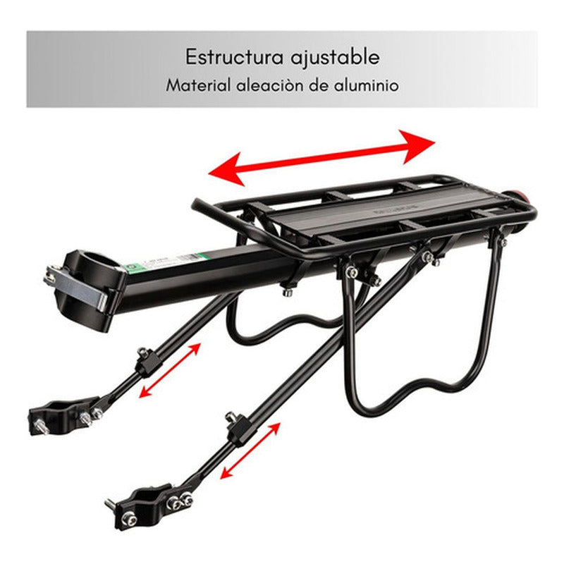 Parrilla Bicicleta Con O Sin Disco Porta Alforjas - Norplat