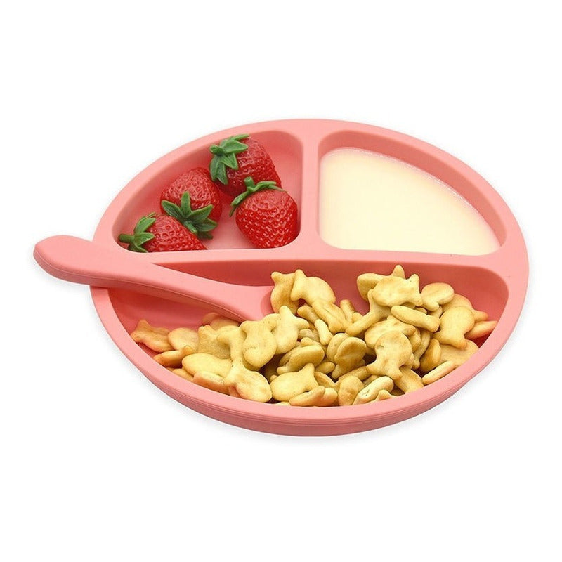Plato De Silicona De Succión Y Ventosa (niño-niña) - Norplat