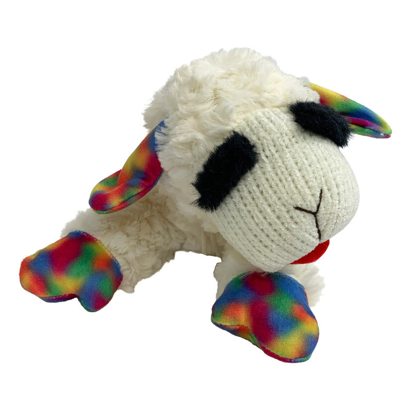 Peluche Oveja Con Texturas Y Sonido Para Mascotas Y Niños