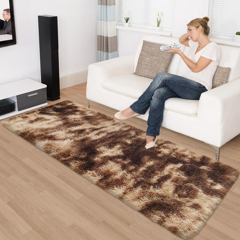 Alfombra Bajada De Cama Peluda 160x60cm 3cm Suave - Norplat