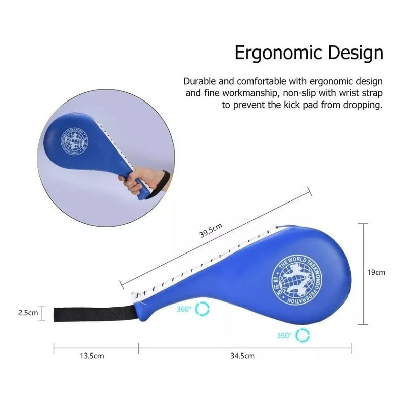 Paleta Doble Para Entrenamientos Golpes Taekwondo - Norplat