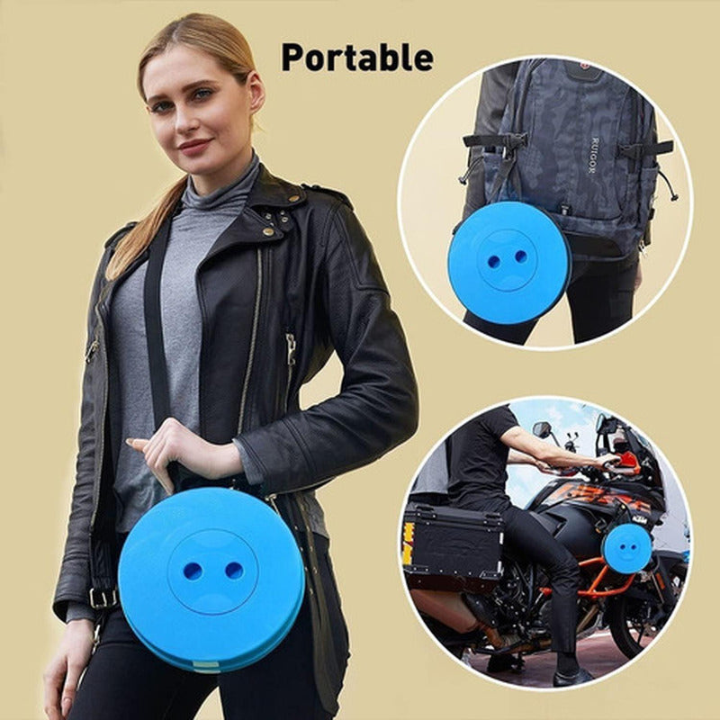 Taburete Plegable Portátil De Plástico Retráctil - Norplat