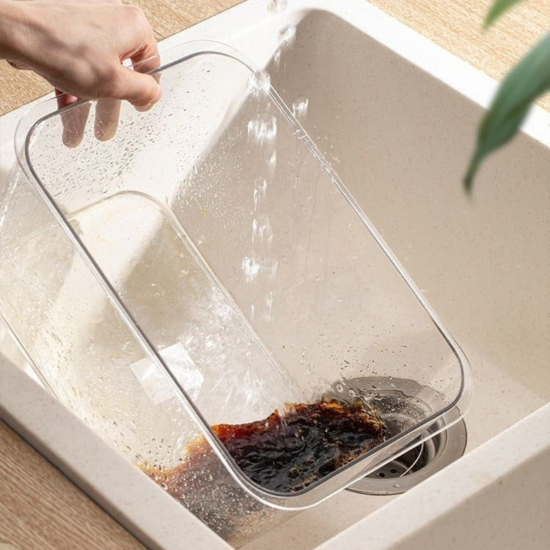 Caja Organizadora Con Cesta Refrigerador Despensa 1.7 Lt
