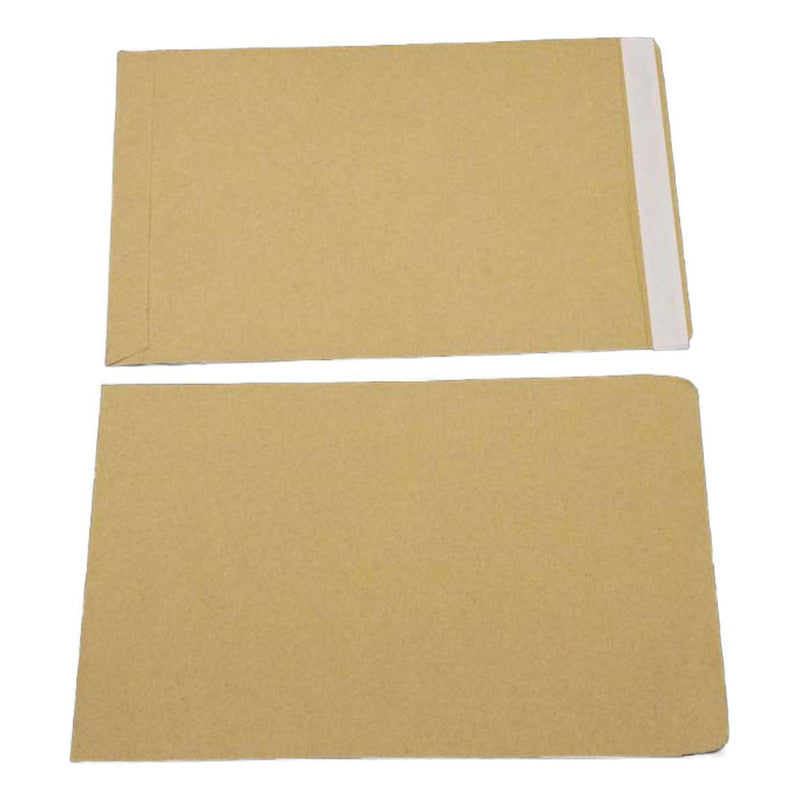 50 Sobres Papel Kraft A4 Norplat - Autocierre Rápido 32x23cm Marrón Claro A4
