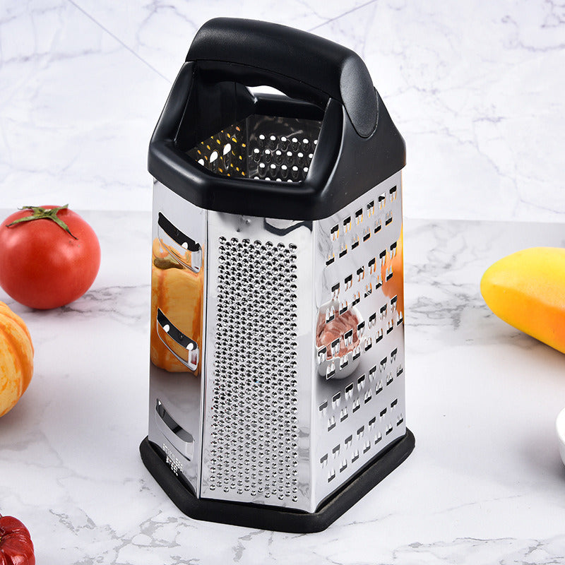 Rallador De Queso Verduras Frutas Hexagonal Acero - Norplat