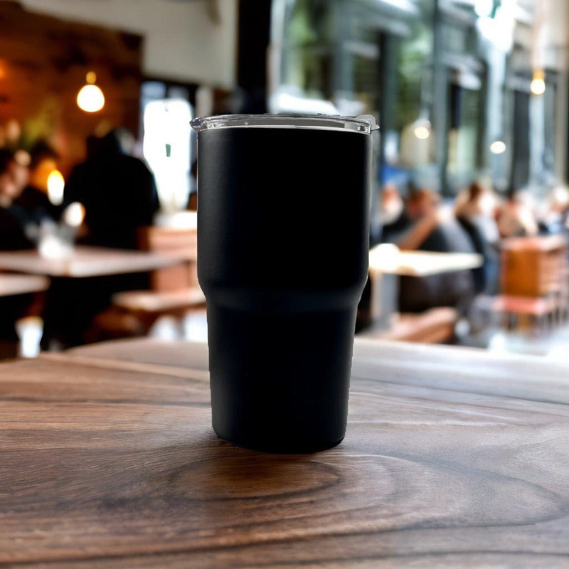 Vaso Mug Termico Cukin 600ml Acero Inox 2 Tapas Y Bombilla