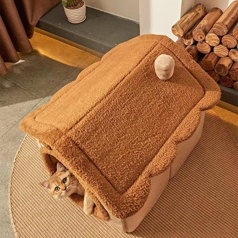 Cama Para Perros Felpa Suave Cálida Para Invierno - Norplat