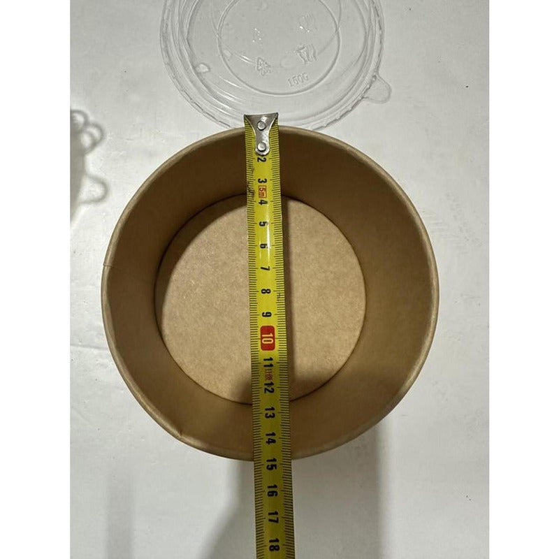 Pack 20 Bowl Kraft Ensalada - Polipapel 1000 Cc - Norplat