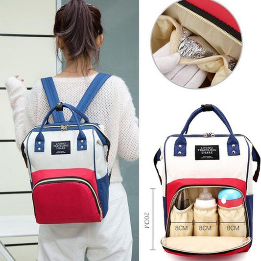 Mochila Pañalera Bebé Mamá Bolso Maternal - Norplat