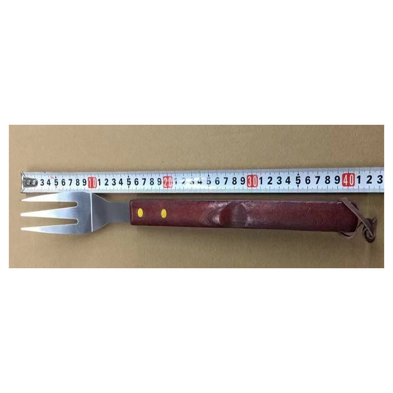 Set Parrillero Para Asado Cuchillo Tenedor Acero Inoxidable