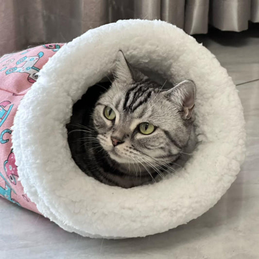 Saco De Dormir Para Gatos Cama Tipo Cueva De 35x25cm Norplat