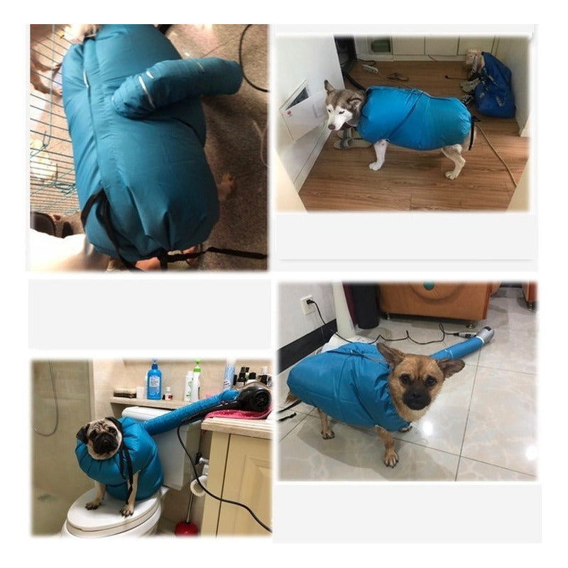 Secador Para Perros Saco Portátil Para Pelo - Talla M - Wuf