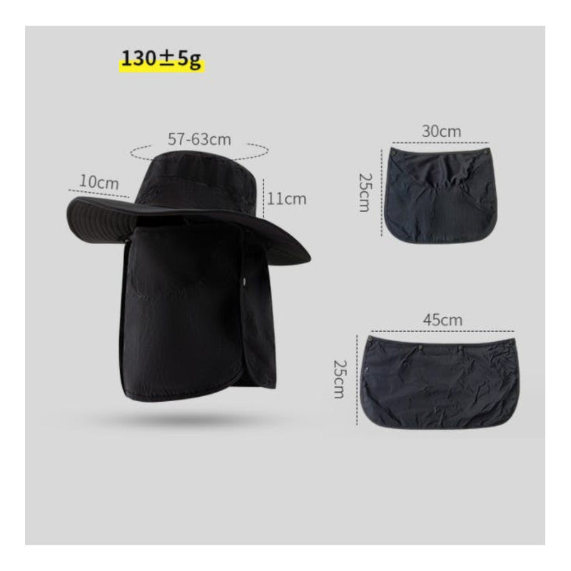 Sombrero Boonie Legionario Ala Ancha Protección Sol Norplat
