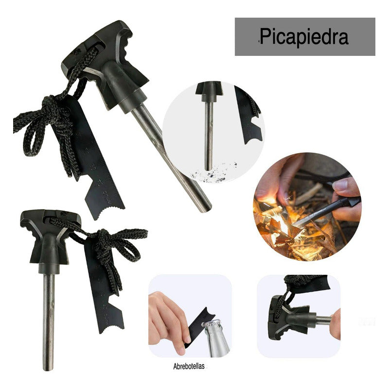 Kit Herramientas De Supervivencia Camping Pesca Trekking
